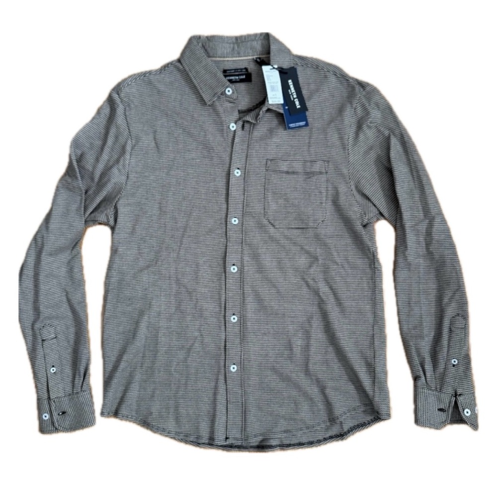 Kenneth Cole Men’s Long Sleeve Button Down Shirt